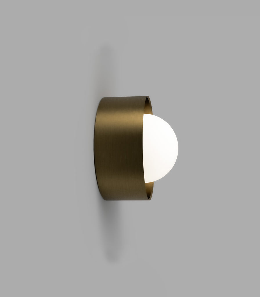 Lighting Republic Orb Sur Wall Light small brass side view