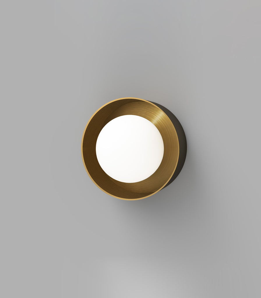 Lighting Republic Orb Sur Wall Light small brass front view