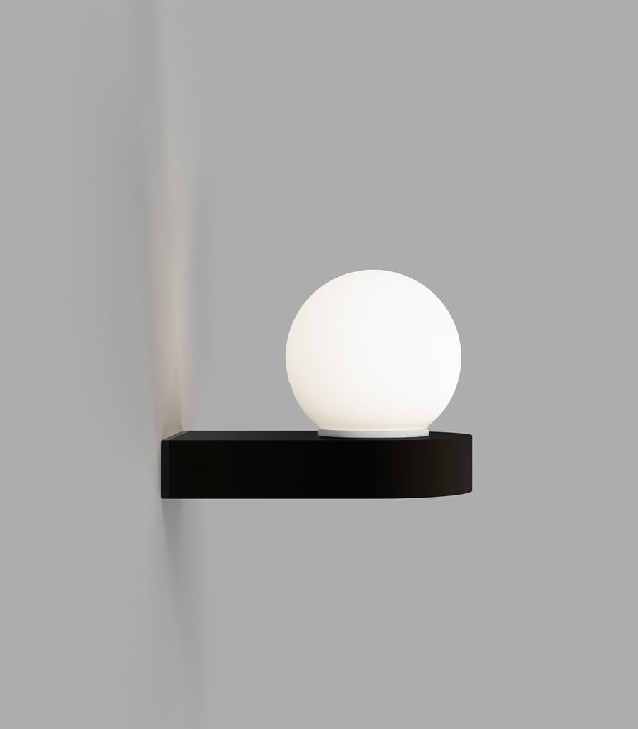 Lighting Republic Orb Ledge Wall Light small light up side view