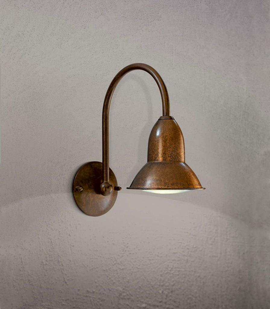 Aldo Bernardi Jasmin Wall Light featured within outdoor space