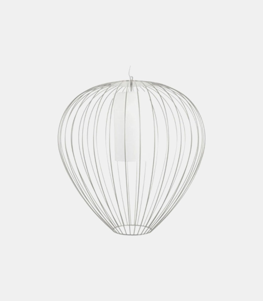 Karman Cell Wide Outdoor Pendant in Small/White