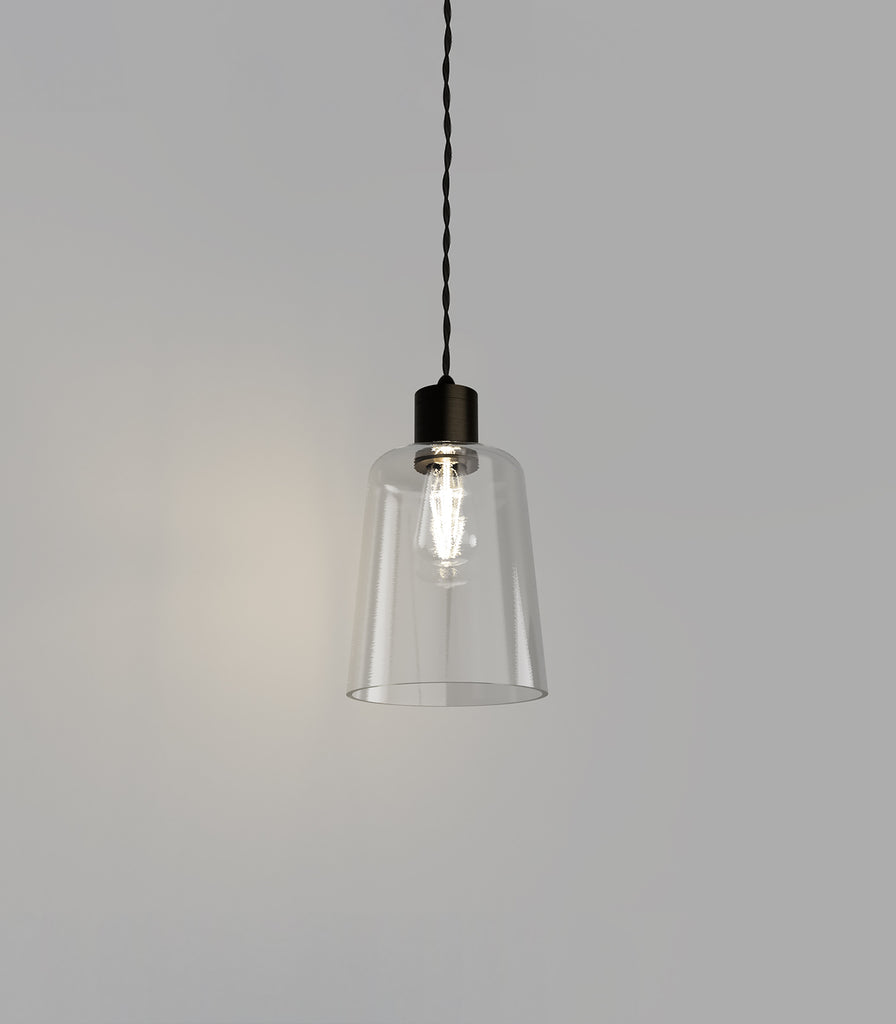 Lighting Republic Parlour Glass Pendant Light in Iron / Round Round glass