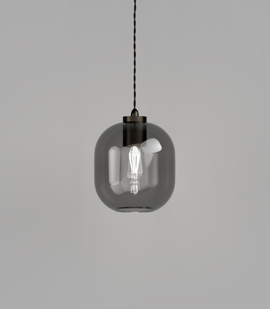 Lighting Republic Parlour Curve Pendant Light in  Iron/Smoke