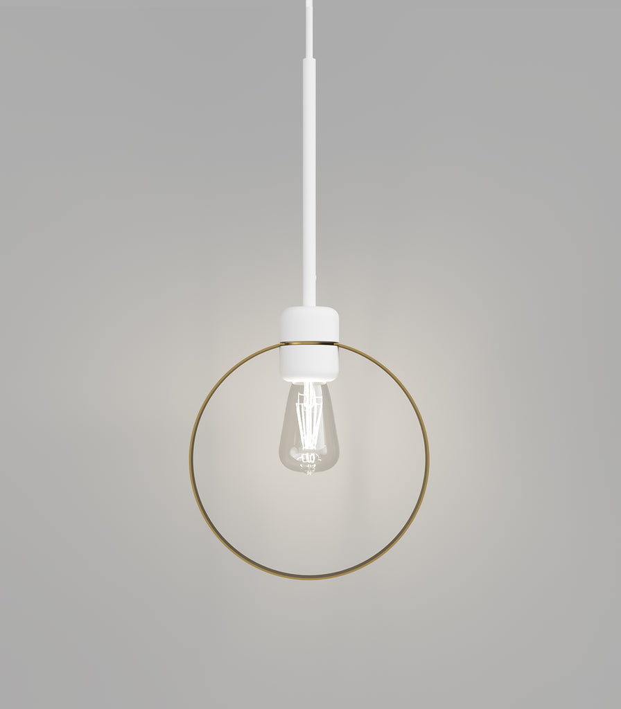 Lighting Republic Parlour Lite Ring Pendant Light in Textured White