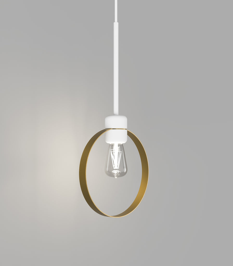 Lighting Republic Parlour Lite Ring Pendant Light in Textured White