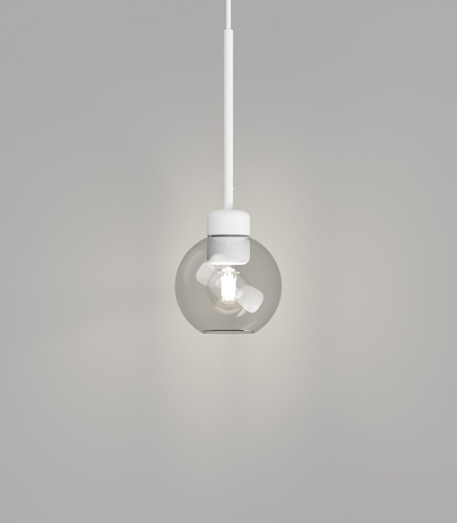 Lighting Republic Parlour Lite Sphere Pendant Light in white / clear glass
