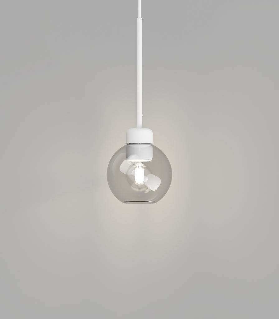 Lighting Republic Parlour Lite Sphere Pendant Light in white / clear glass
