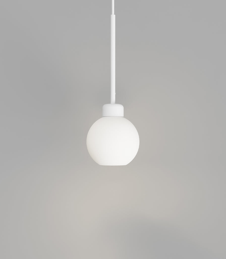 Lighting Republic Parlour Lite Sphere Pendant Light in white / white glass