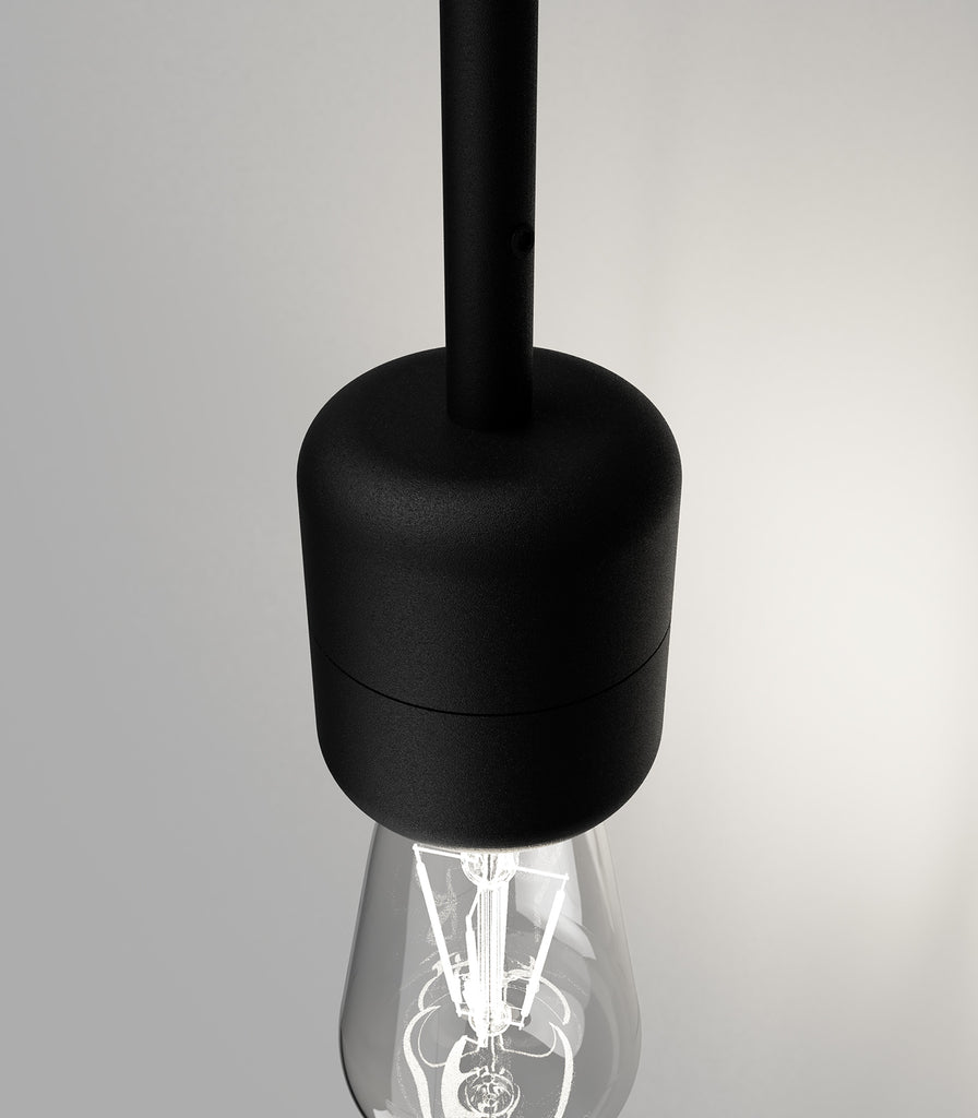 Lighting Republic Parlour Lite Pendant Light in black close up