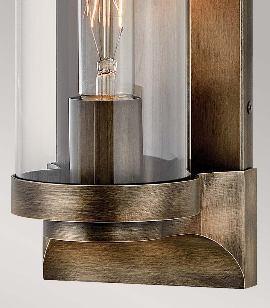 Elstead Pearson Wall Light in Brunished Bronze close up