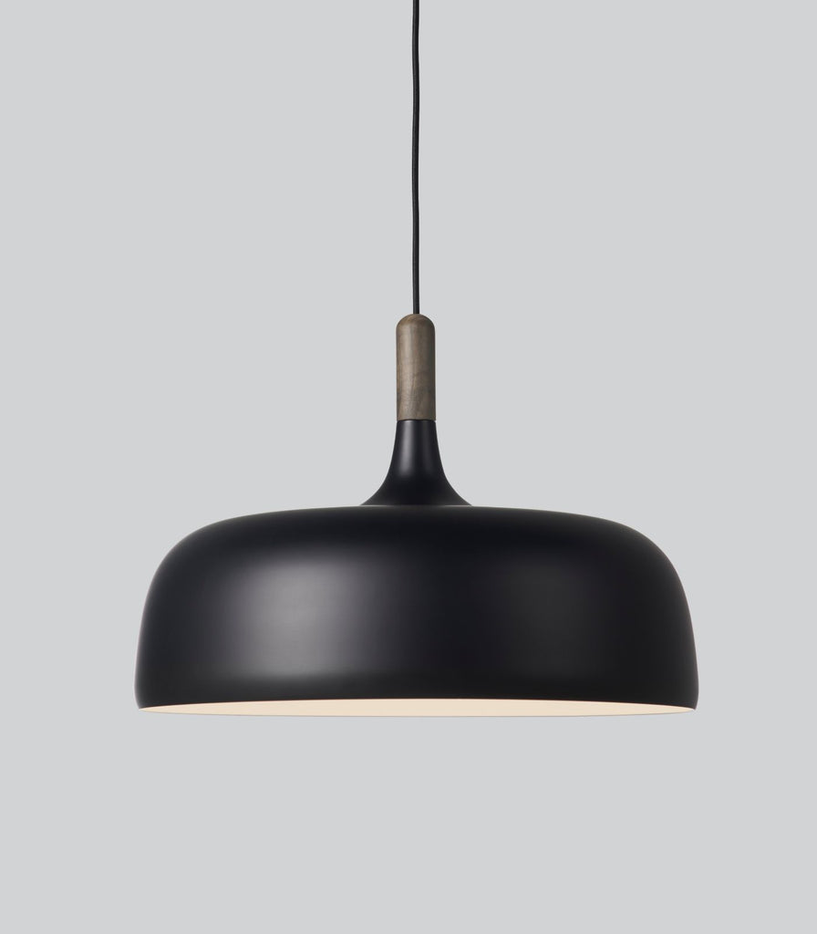 Northern Acorn Pendant Light in Black/Dark Walnut