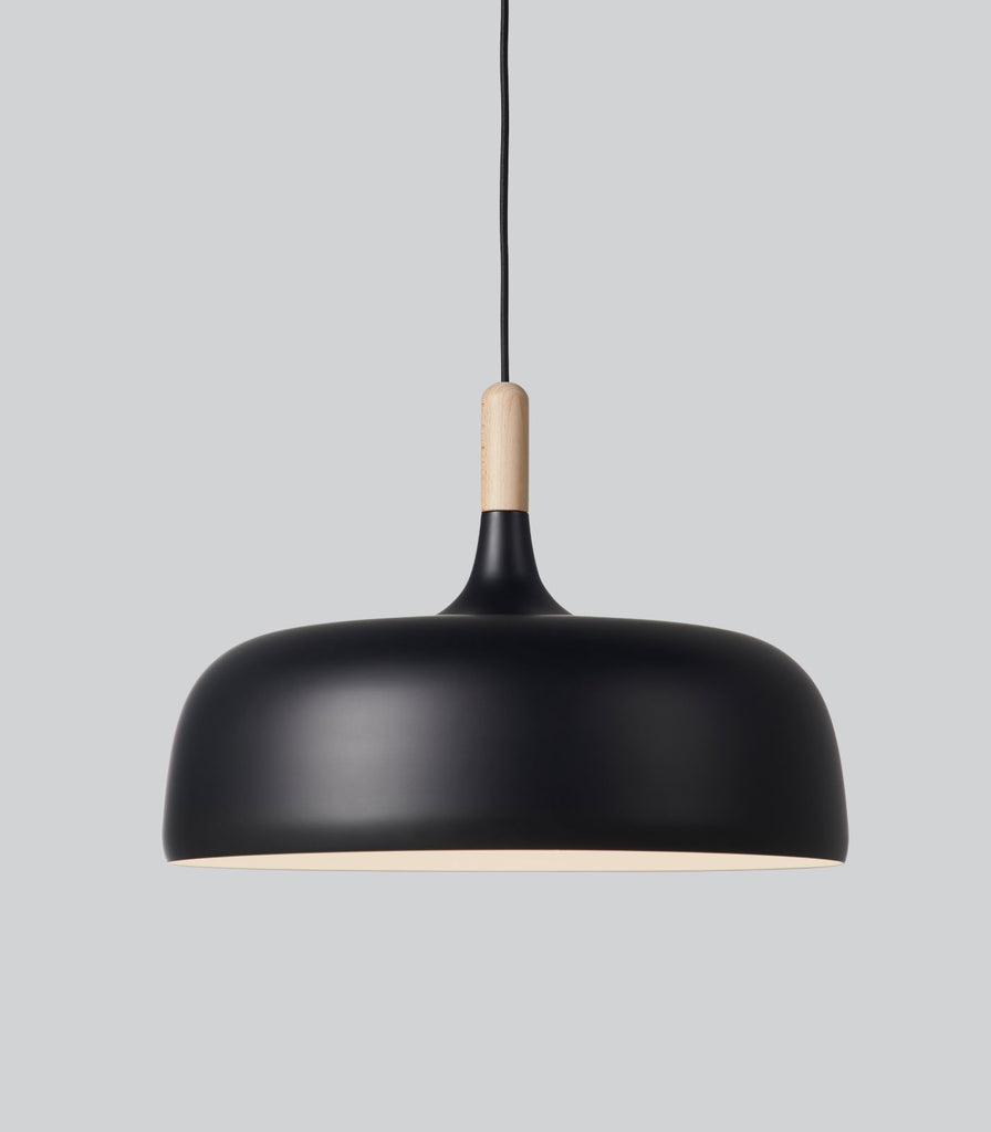 Northern Acorn Pendant Light in Black/Light Beech