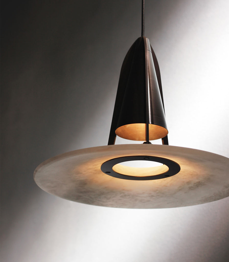 J. Adams & Co. Aragon Pendant Light in Bronze close up