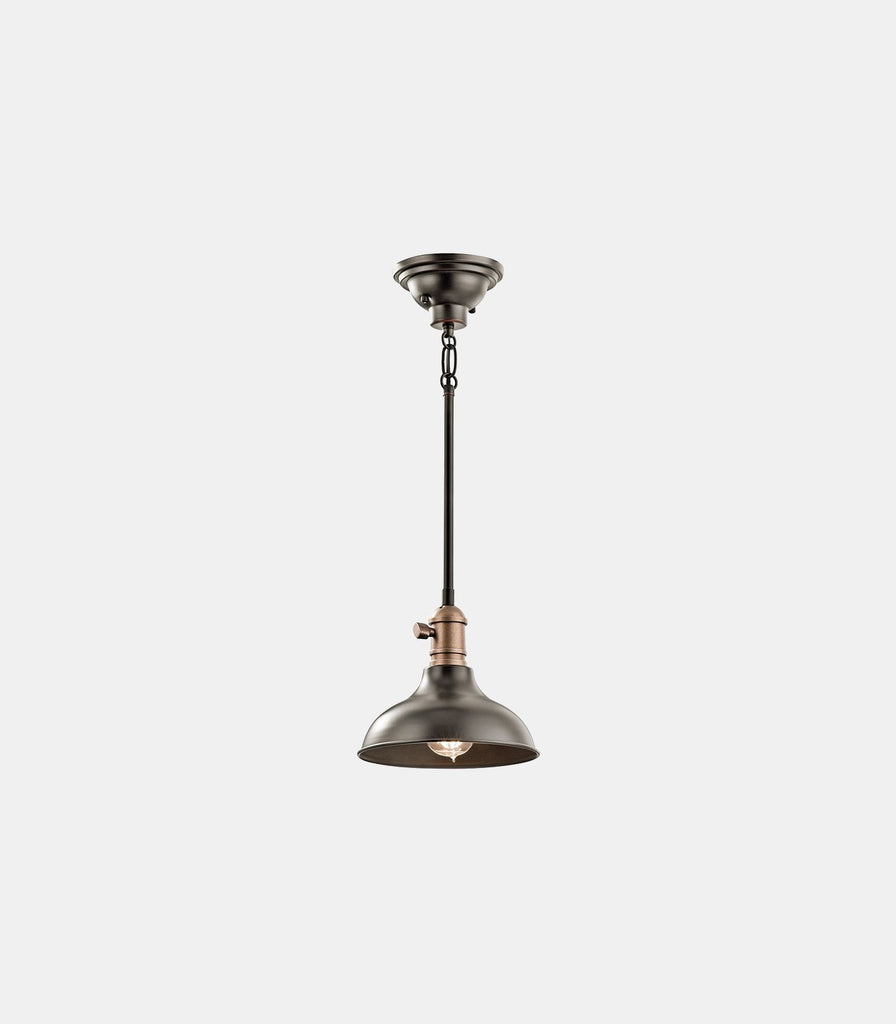 Elstead Cobson Pendant Light in Old Bronze/Small