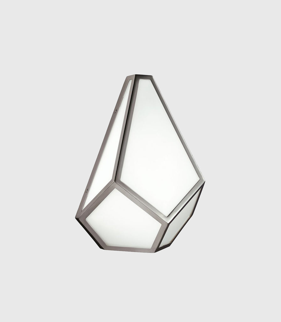 Elstead Diamond Wall Light in Polished Nickel