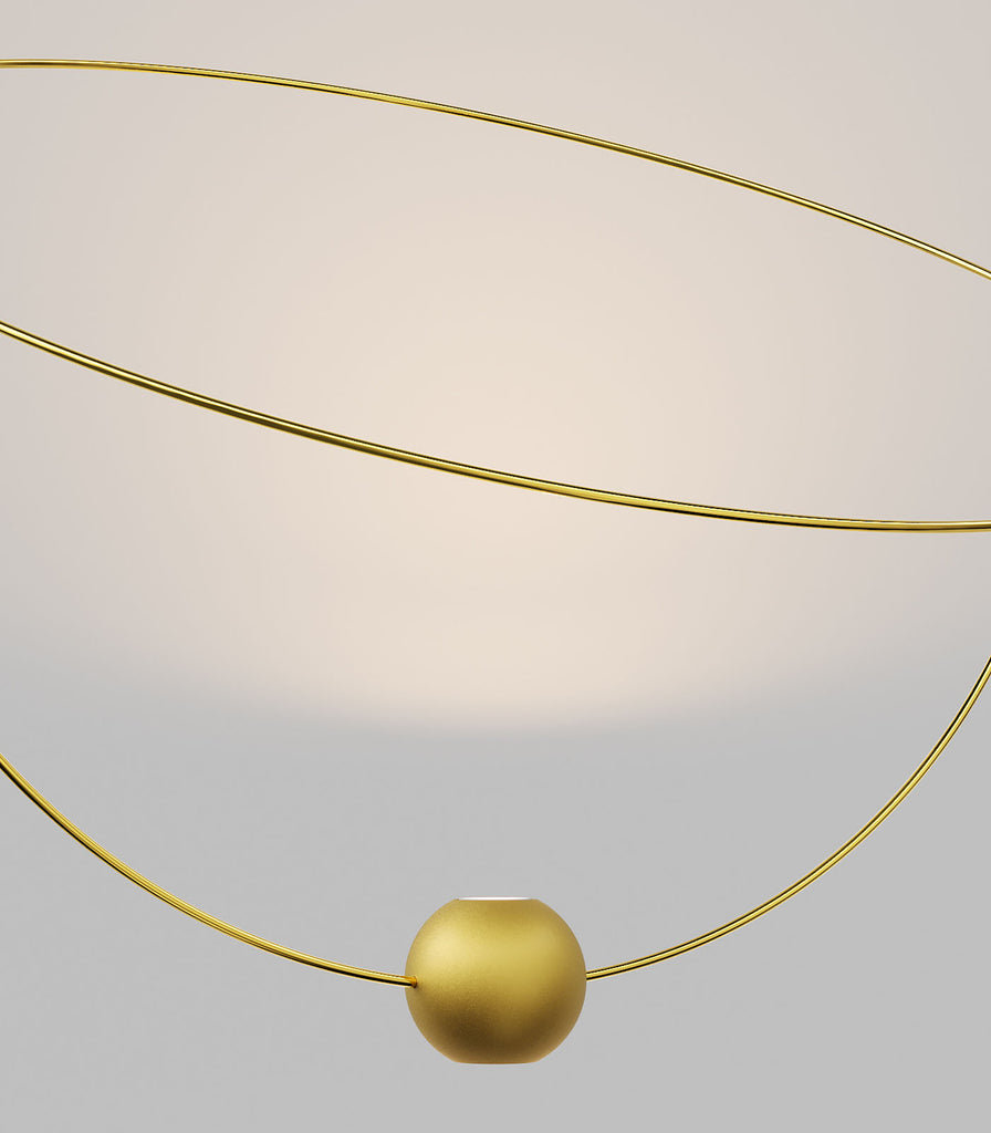 Lodes Elara Pendant Light in Medium/Glossy Gold/Matte Gold