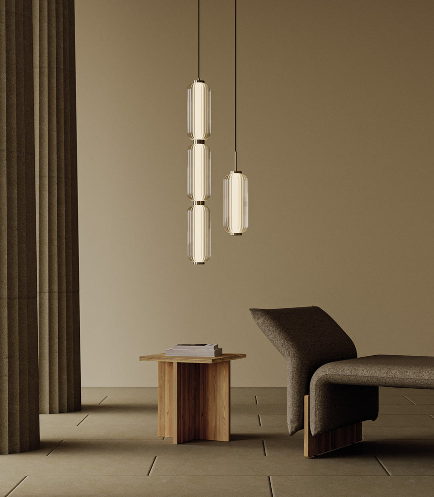 Aromas Elma 3lt Pendant Light featured within interior space