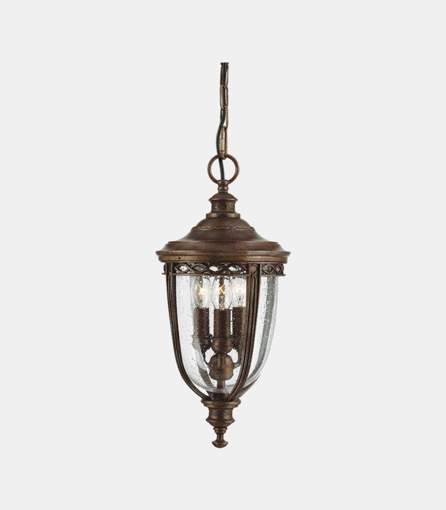 Elstead English Bridle Pendant Light in Medium/British Bronze