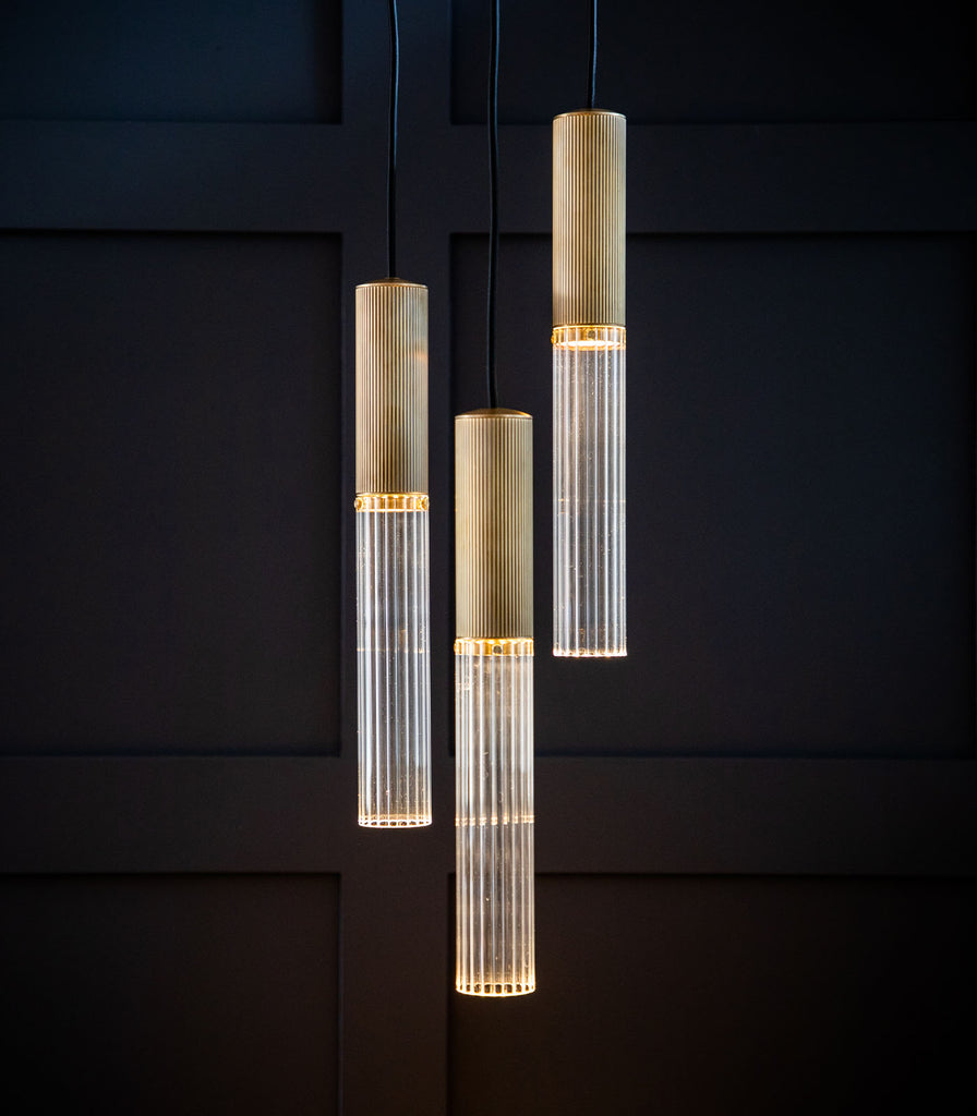 J. Adams & Co. Flume 3lt Pendant Light featured in an interior space