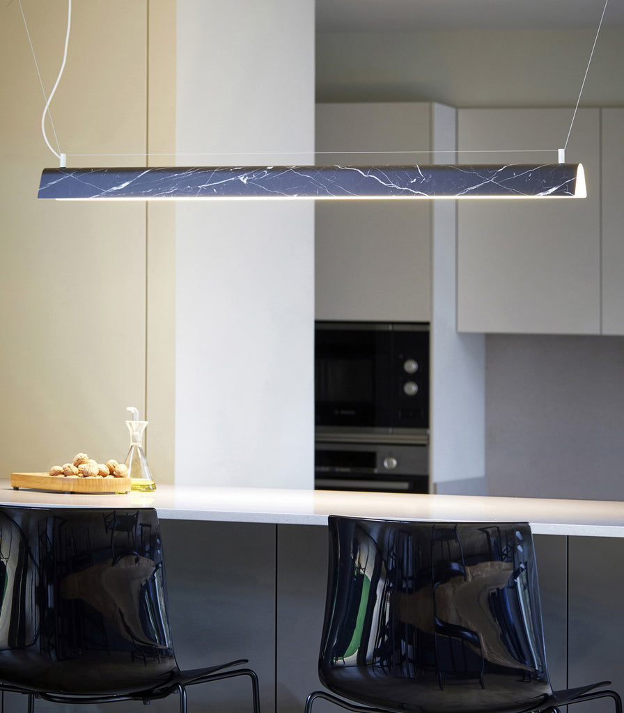 Estiluz Gada Pendant Light hanging over kitchen bench