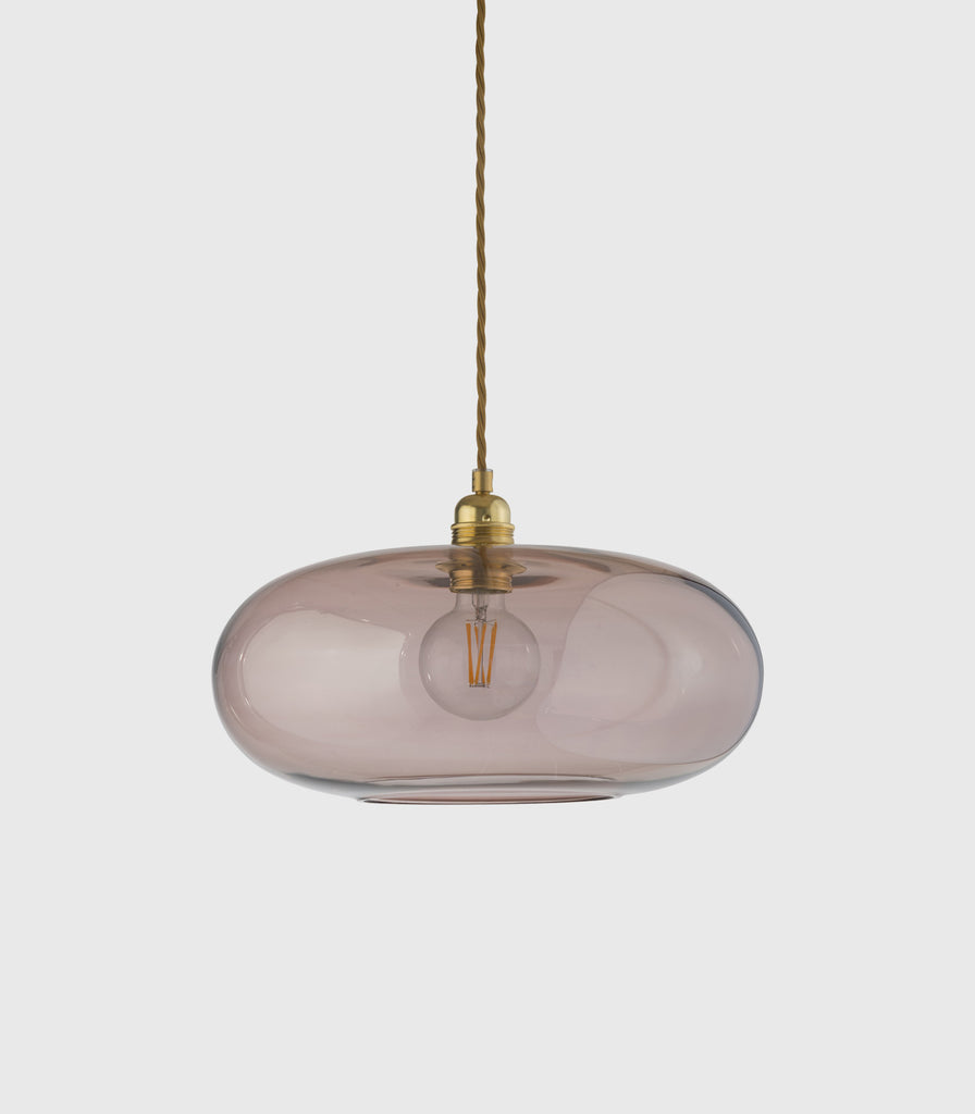 Ebb & Flow Horizon Pendant Light in Large/ Obsidian