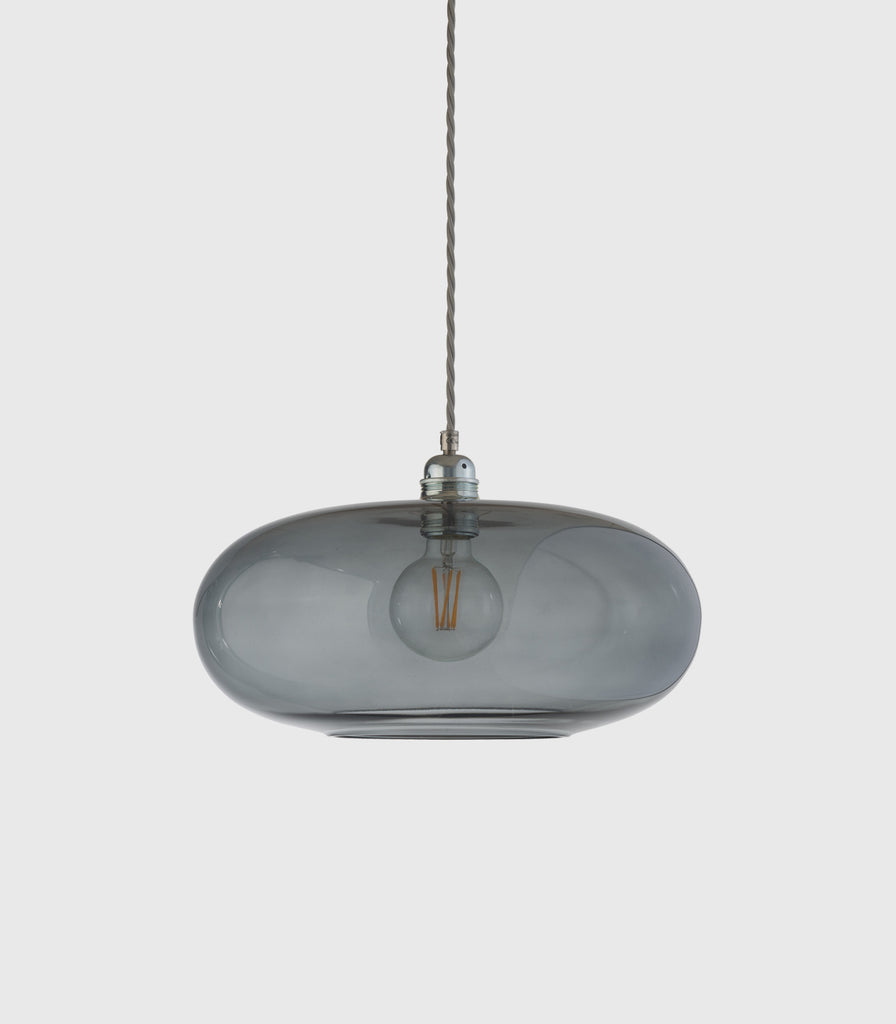 Ebb & Flow Horizon Pendant Light in Large/ Smokey Grey