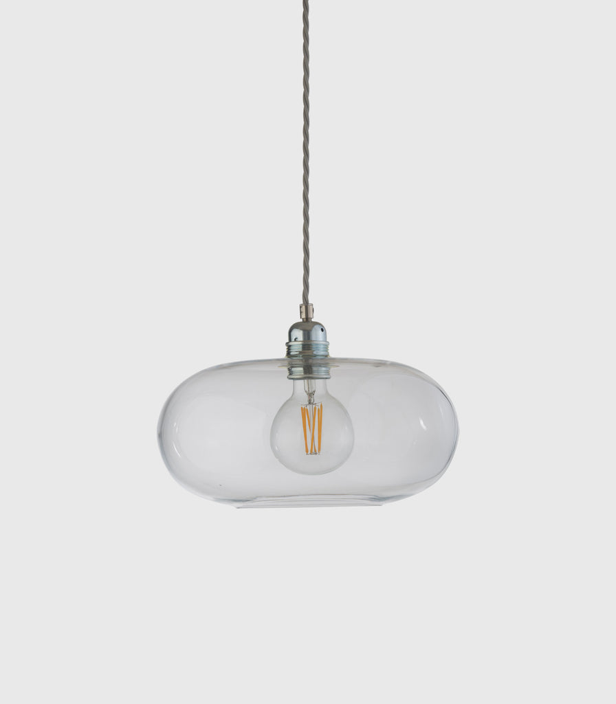 Ebb & Flow Horizon Pendant Light in Medium/ Clear