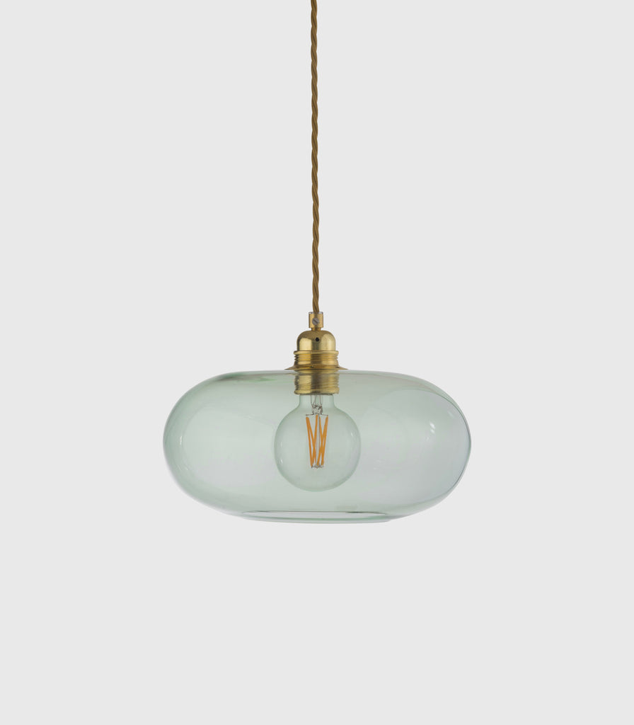 Ebb & Flow Horizon Pendant Light in Medium/ Forest Green