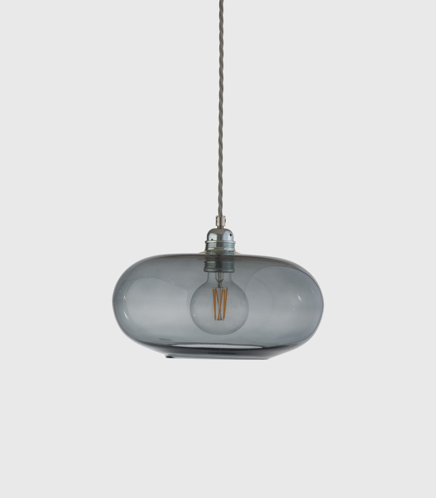 Ebb & Flow Horizon Pendant Light in Medium/ Smokey Grey