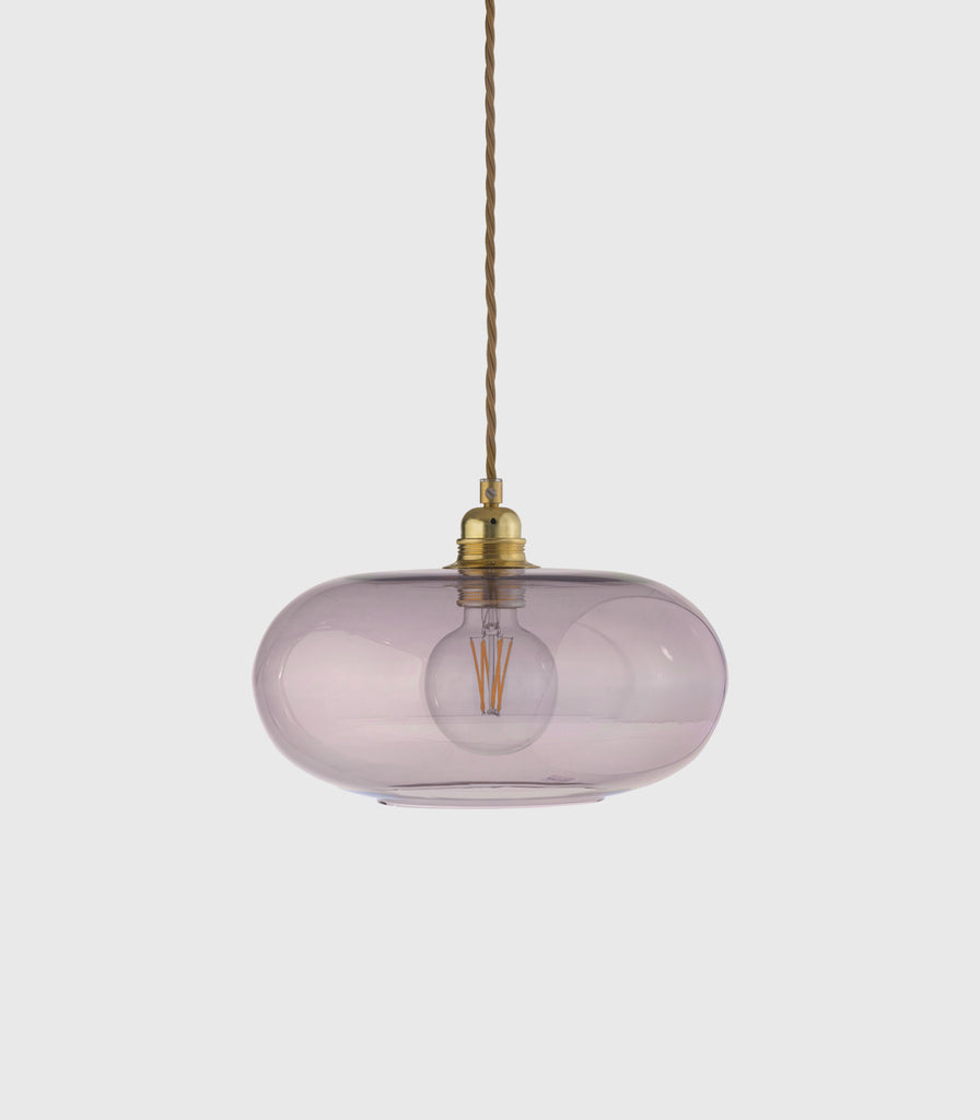 Ebb & Flow Horizon Pendant Light in Medium/Bright Coral