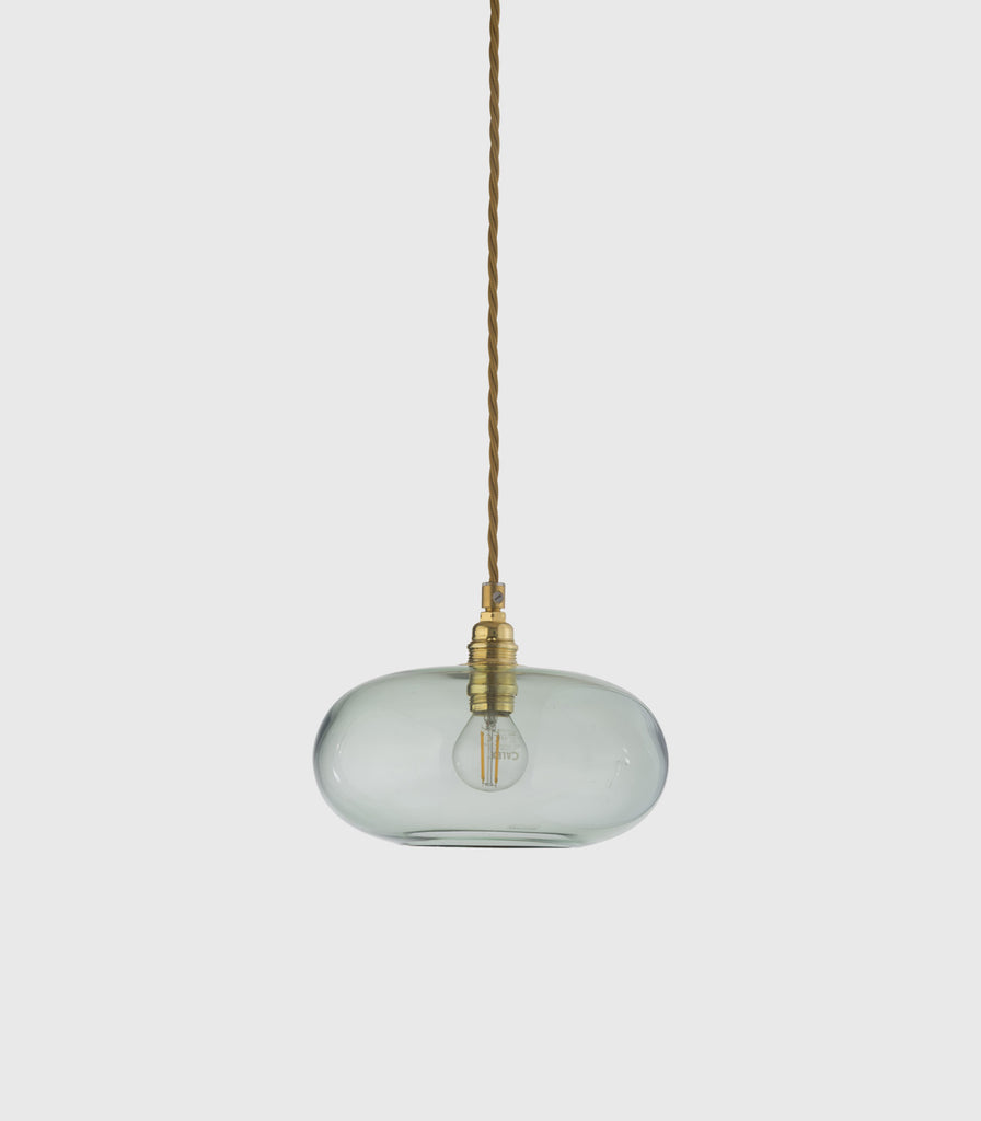 Ebb & Flow Horizon Pendant Light in Small/ Forest Green