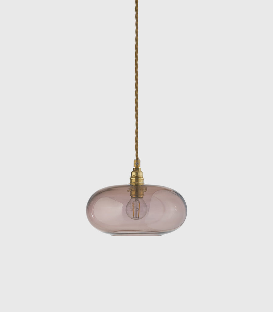 Ebb & Flow Horizon Pendant Light in Small/ Obsidian