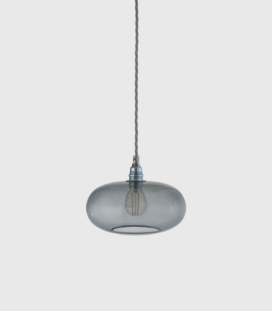 Ebb & Flow Horizon Pendant Light in Small/ Smokey Grey