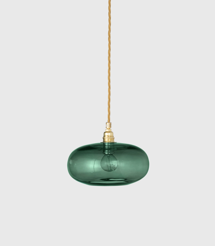 Ebb & Flow Horizon Pendant Light in Small/ Ivy Green