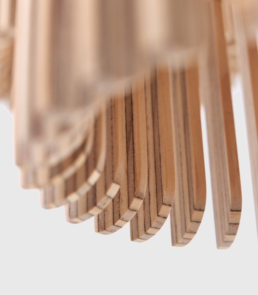 Maker Design Studio iO cube pendant light close up