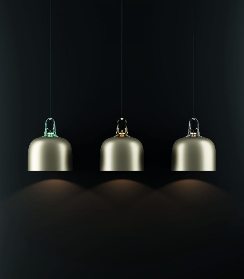 Lodes JIM bell Pendant Light featured within a interior space