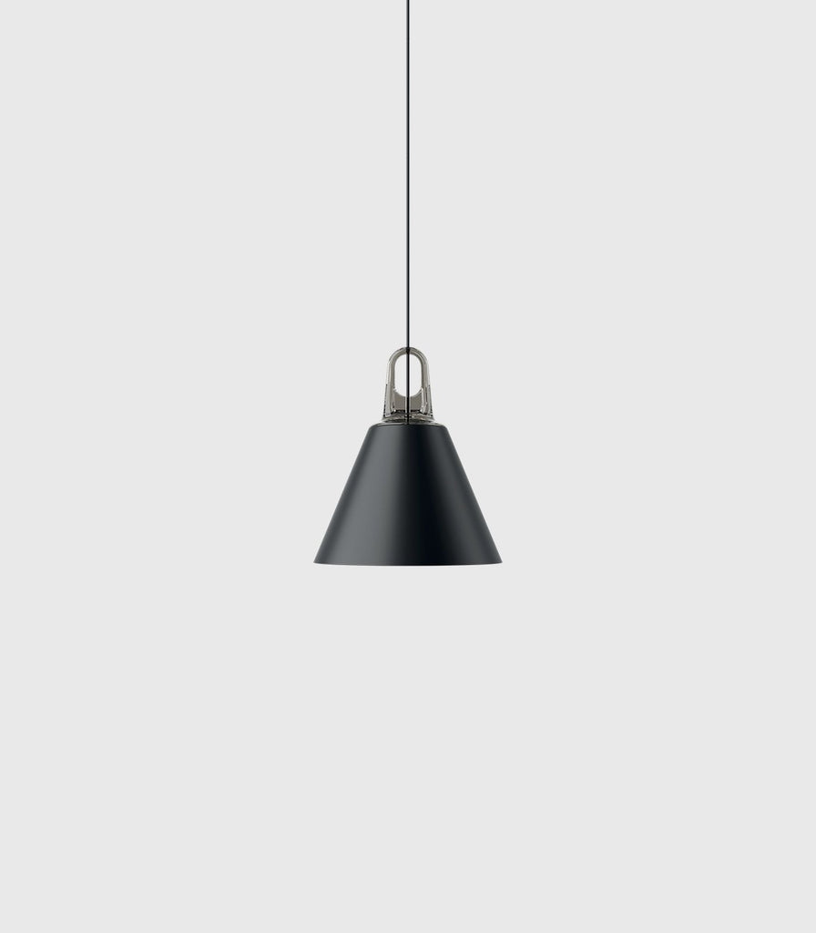 Lodes JIM cone Pendant Light in Matte Black/Grey