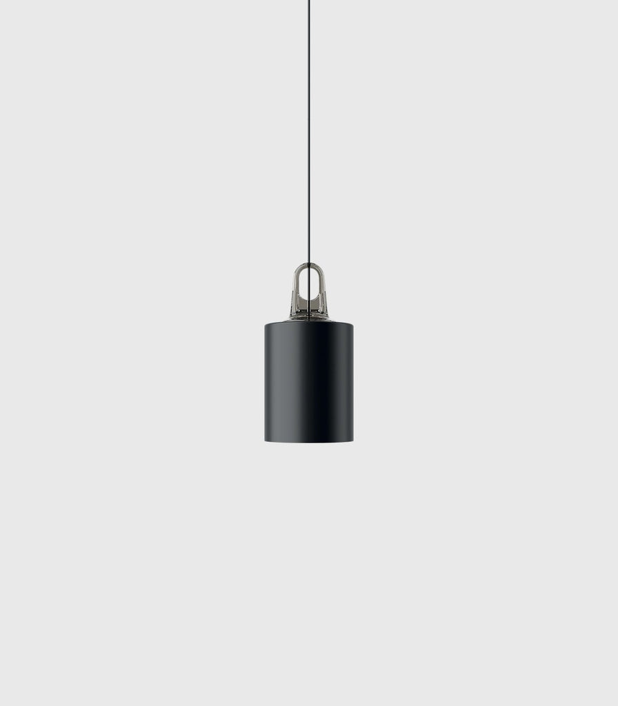 Lodes JIM cylinder Pendant Light in Matte Black/Gtey