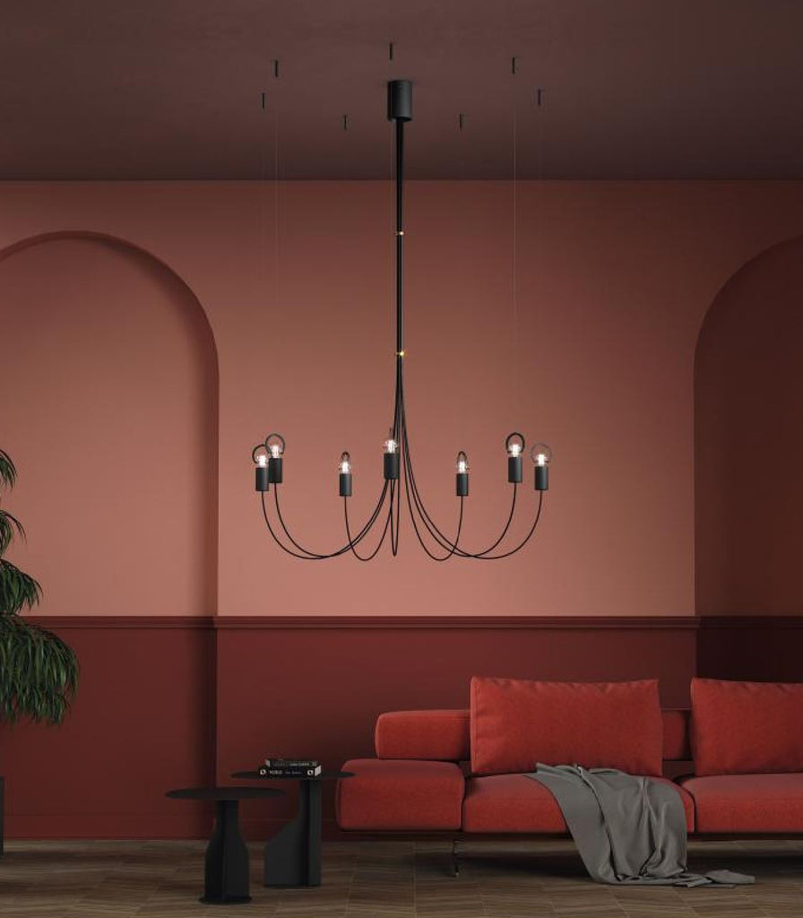 Oty Jumbo Chandelierin 7 Lights featured within a interior space