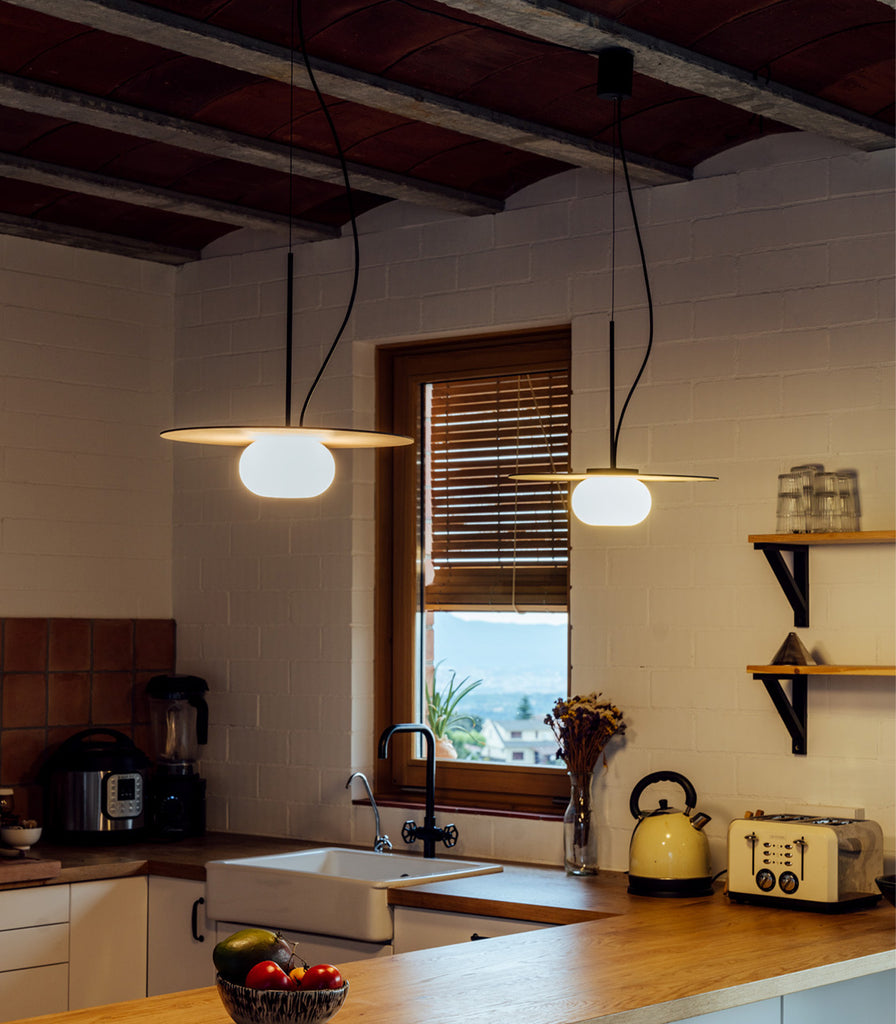 Milan Knock Pendant Light featured within interior space