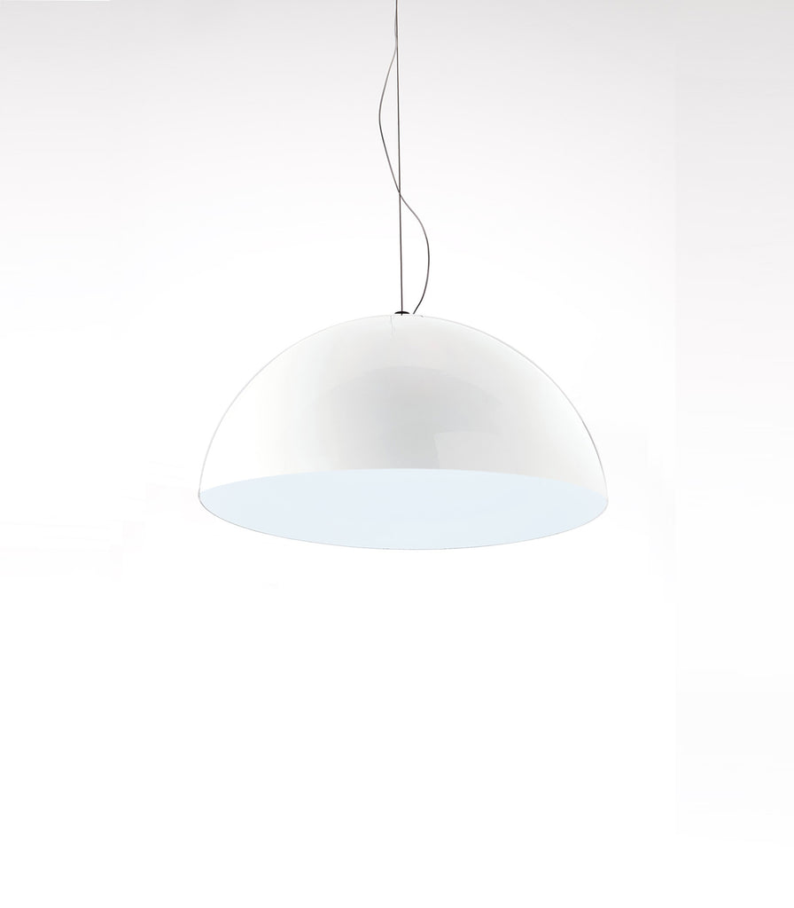 Zava Alvin Pendant Light in Small/Opal White