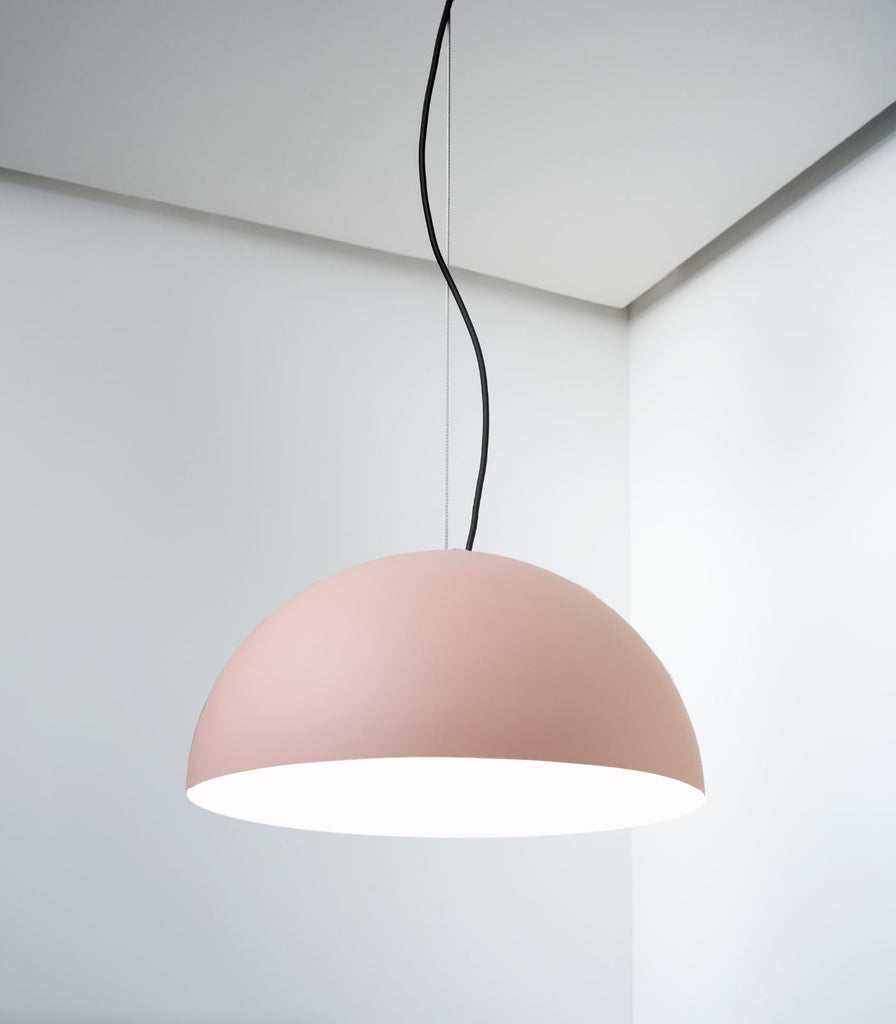 Amedeo Pendant Light by Zava quartz pink finish