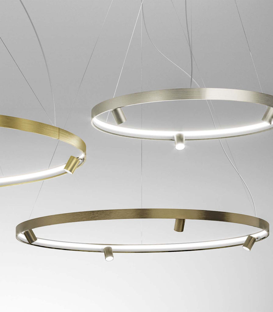 Panzeri Arena Pendant Light featured within a interior space