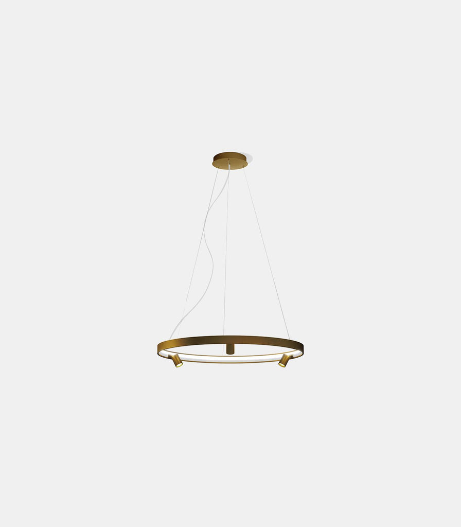 Panzeri Arena Pendant Light in Small / Bronze