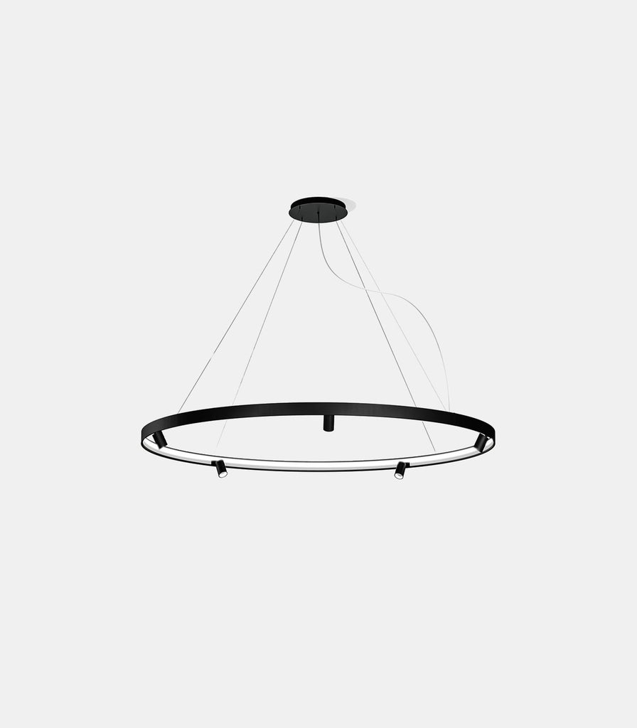 Panzeri Arena Pendant Light in Large / Black