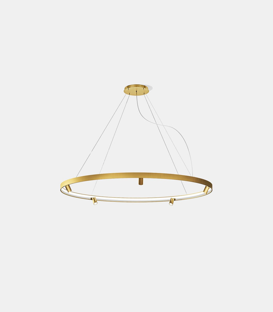 Panzeri Arena Pendant Light in Large / Matte Brass