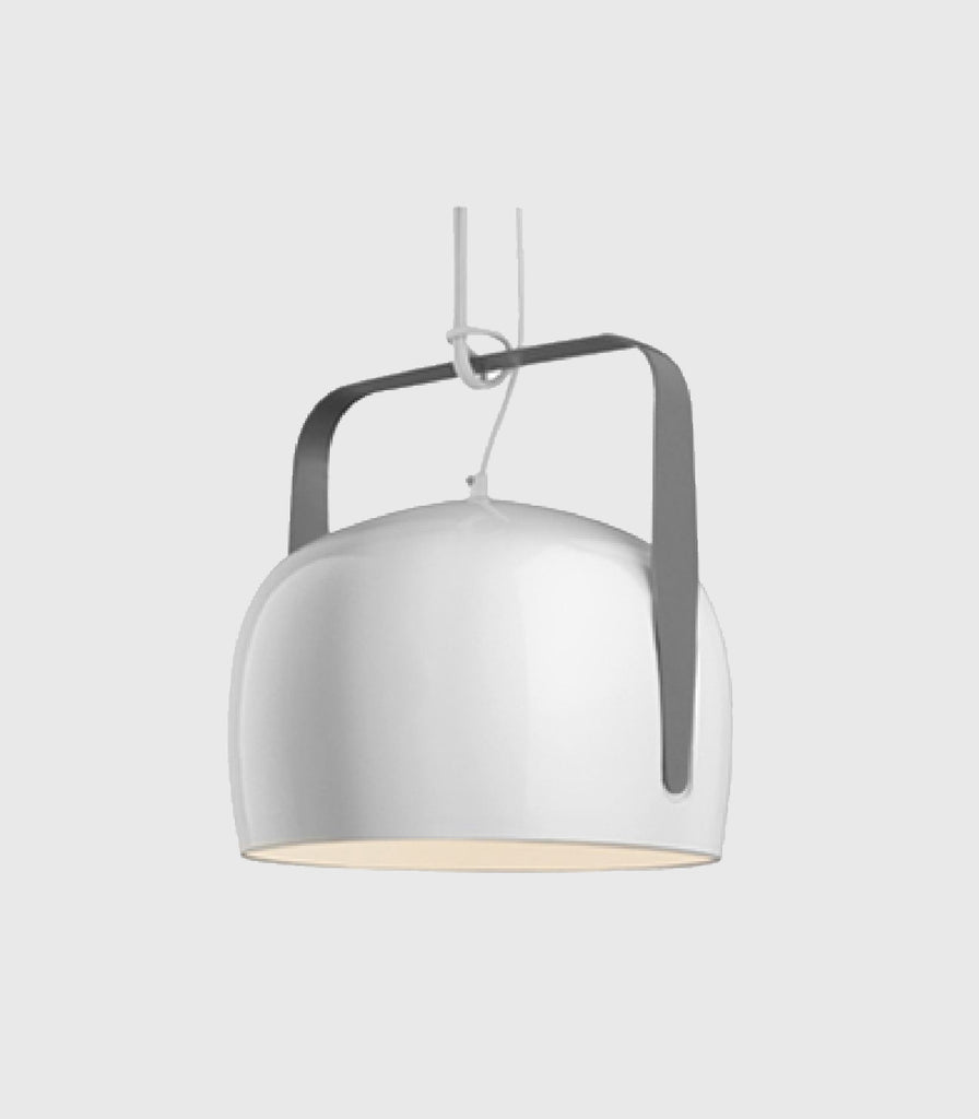 Karman Bag Pendant Light Large/Glossy White/Smooth