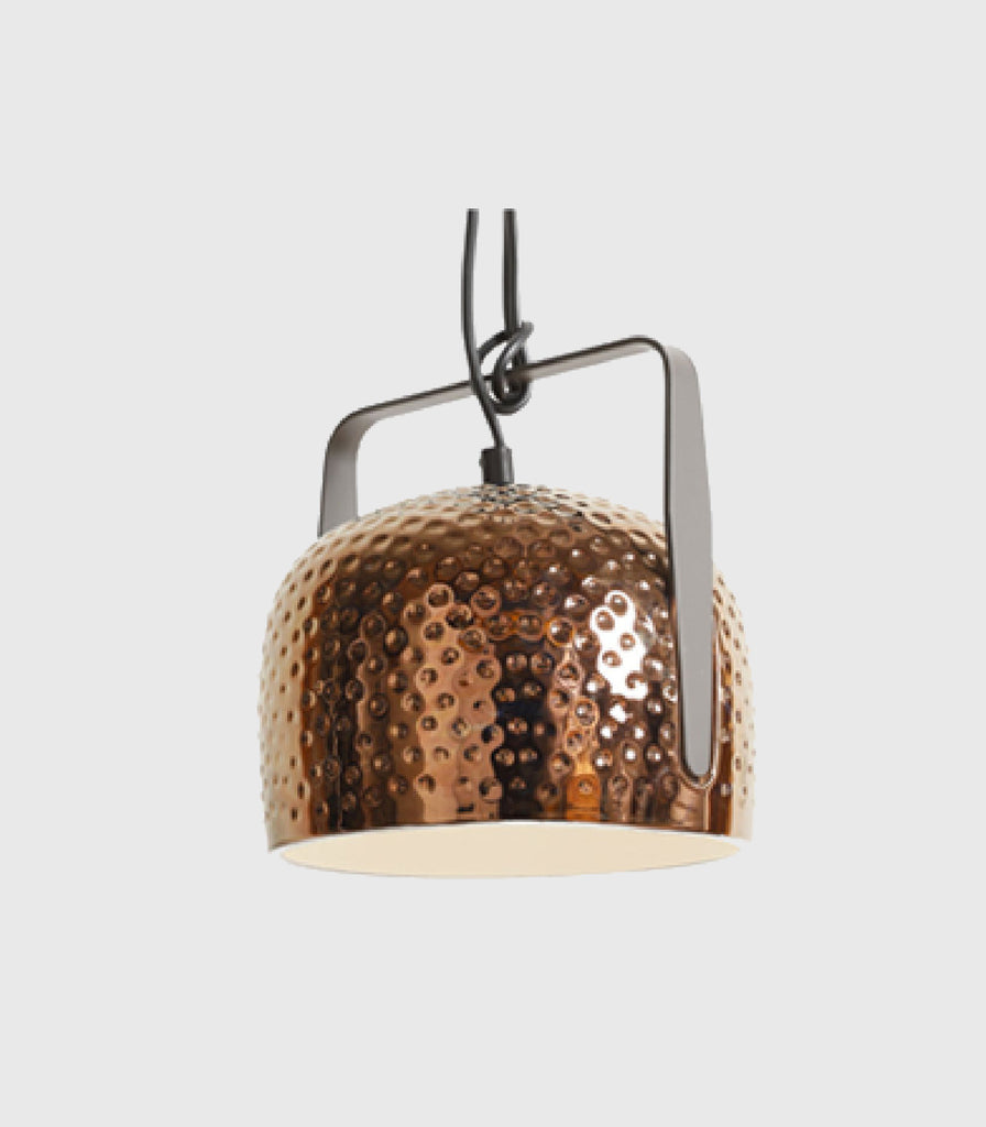 Karman Bag Pendant Light Large/Glossy Bronze/Texture