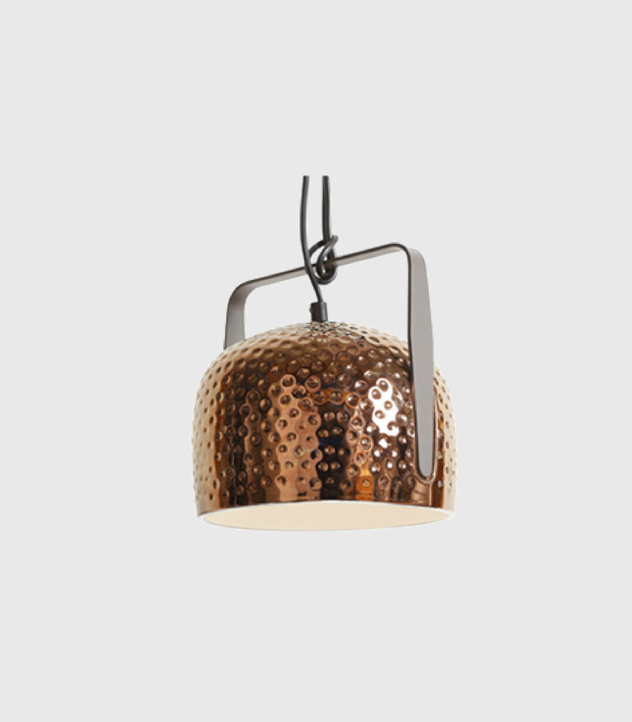 Karman Bag Pendant Light Small/Glossy Bronze/Texture