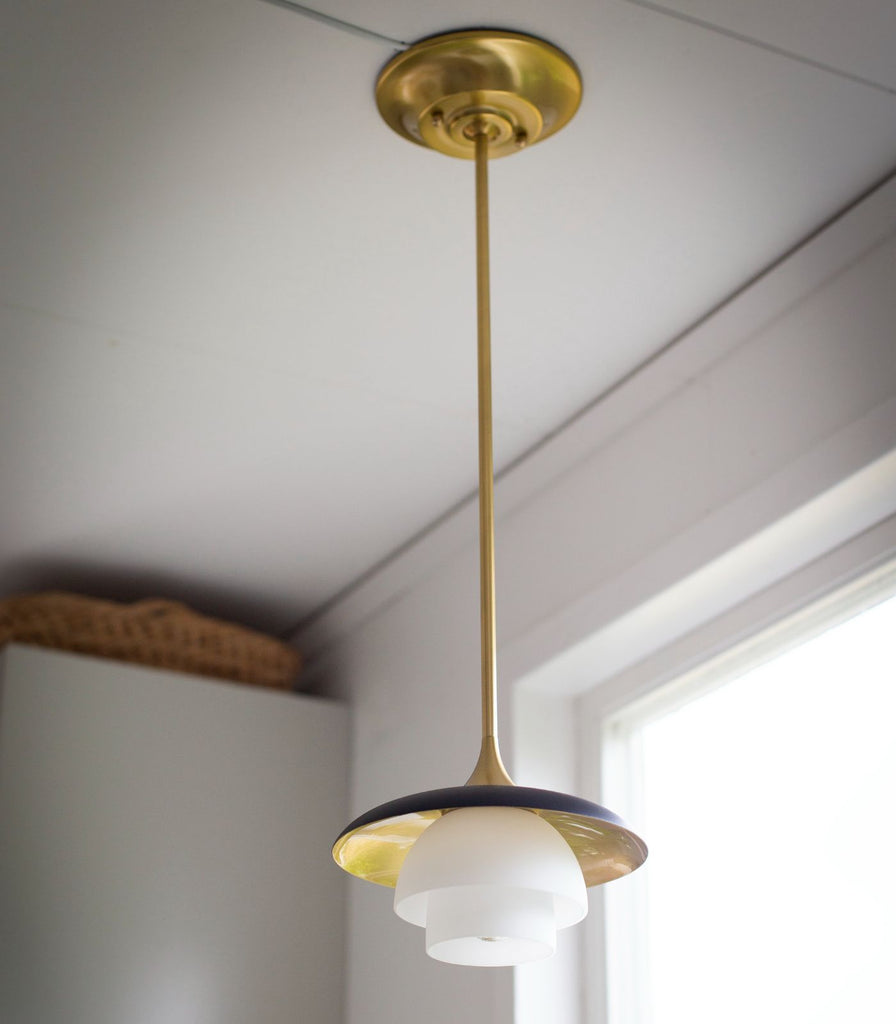 Hudson Valley Barron Pendant Light featured within a interior space